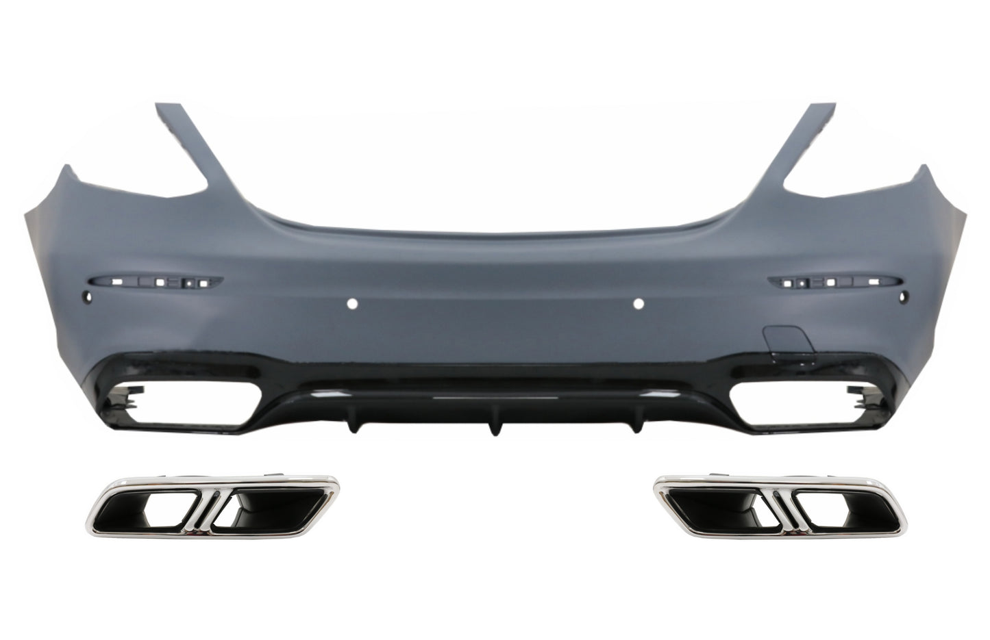 Heckstoßstange & Auspuff Tipps für Mercedes E-Klasse W213 2016-2019 E63 Look CarPartsTuning