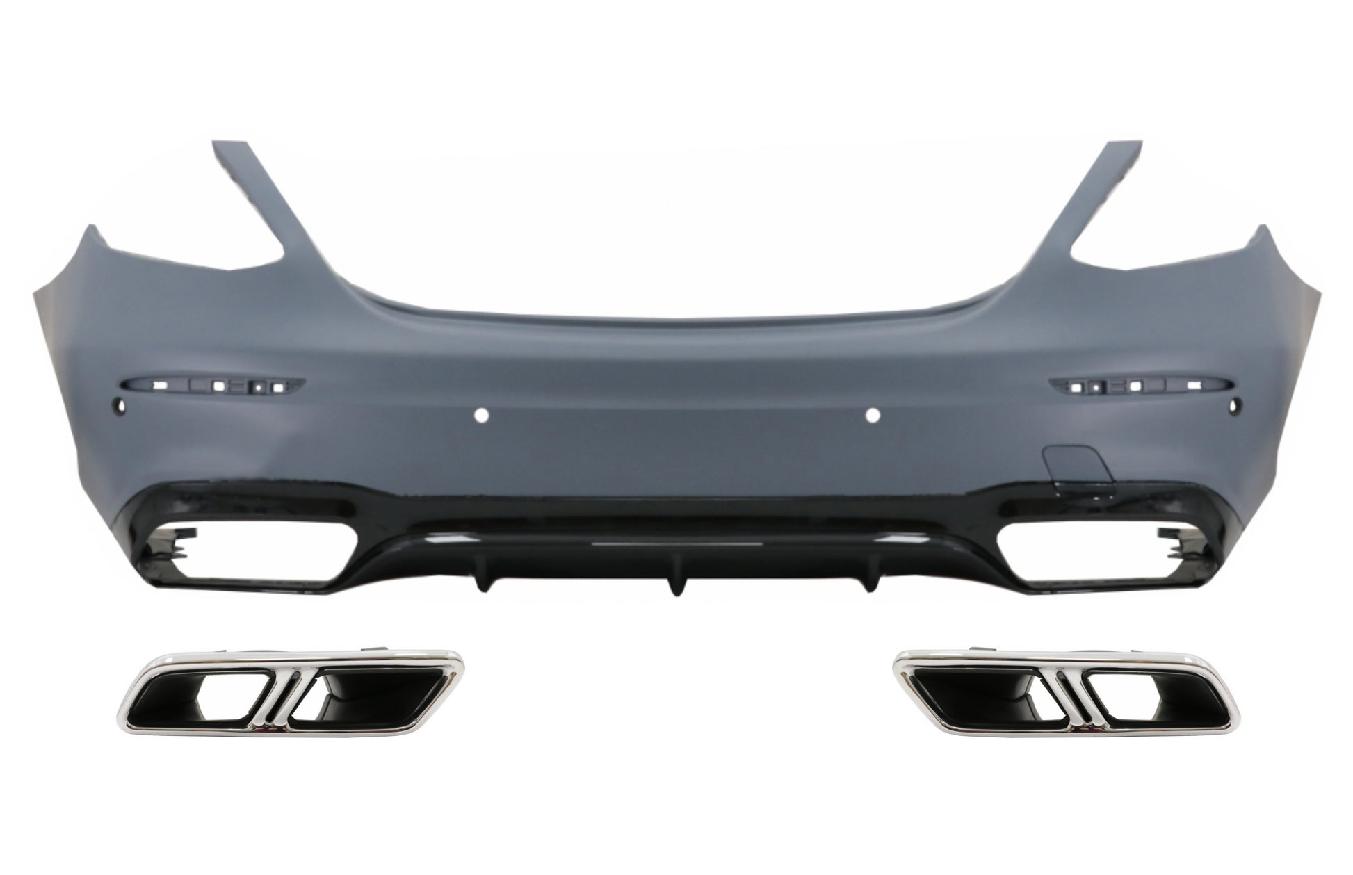 Heckstoßstange & Auspuff Tipps für Mercedes E-Klasse W213 2016-2019 E63 Look CarPartsTuning