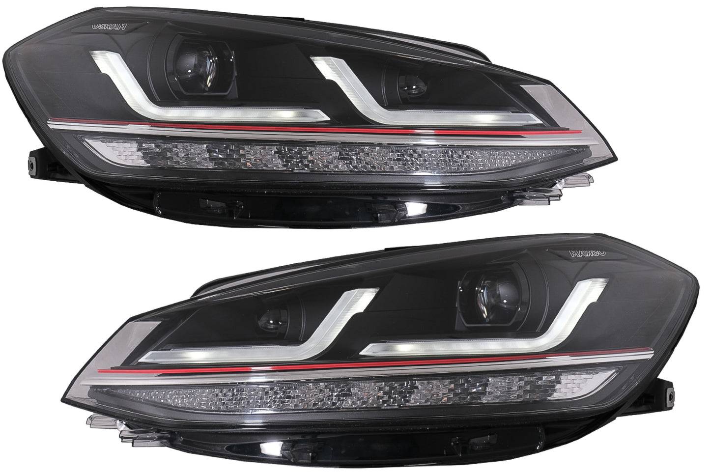 Osram LED Scheinwerfer Spiegel Indikatoren für VW Golf 7.5 17-20 GTI Look Dynamisch CarPartsTuning