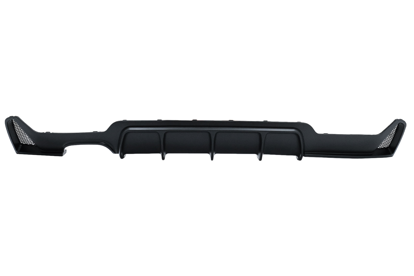 Heckschürze Diffusor Passend Für BMW 4er F32 F33 F36 (2013-2019) Coupé Cabrio M Design Links Doppelauslass Schwarz KITT
