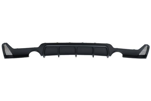 Heckstoßstangendiffusor Passend Für BMW 4er F32 F33 F36 (2013-2019) Coupe Cabrio M Design Twin SinGLE Outlet KITT