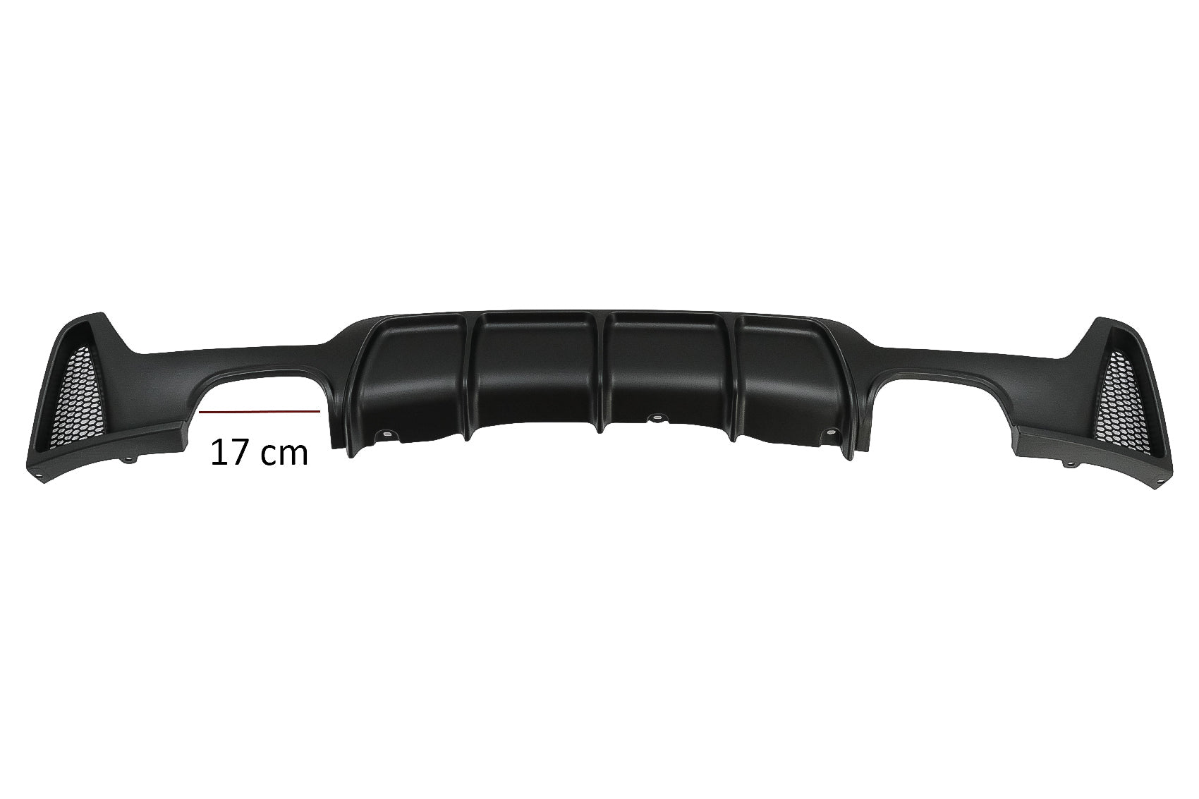 Heckstoßstangendiffusor Passend Für BMW 4er F32 F33 F36 (2013-2019) Coupe Cabrio M Design Twin Double Outlet KITT