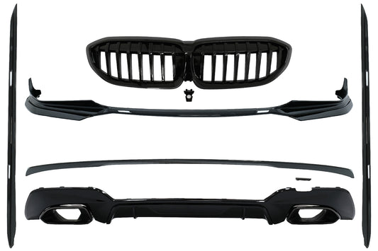 Komplette Bodykit-Erweiterungen Passend Für BMW 3er G20 Limousine G21 Touring (2018) M340i Design Schwarze Spitzen KITT