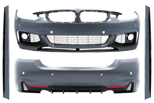 Bodykit für BMW 4er F36 Gran Coupe 13-19 Diffusor Zwilling Single Auslauf Stoßstange CarPartsTuning