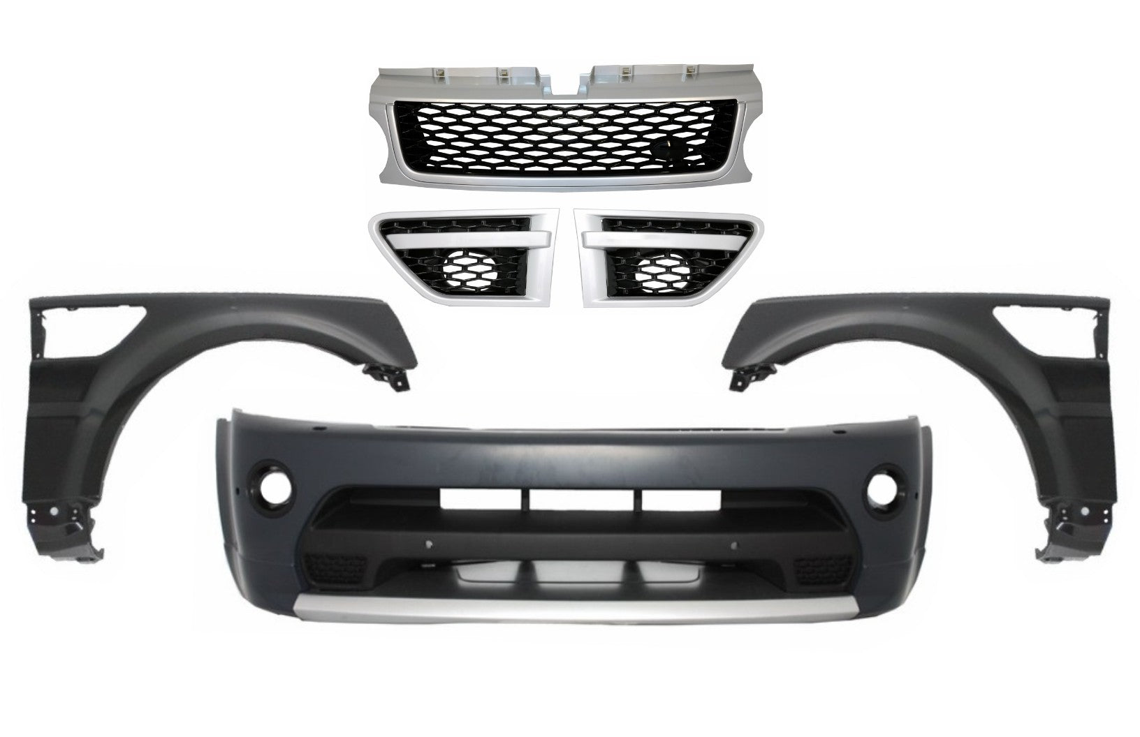 Stoßstange für Sport L320 Facelift 09-13 Kühlergrill Kotflügel Autobiography Look CarPartsTuning