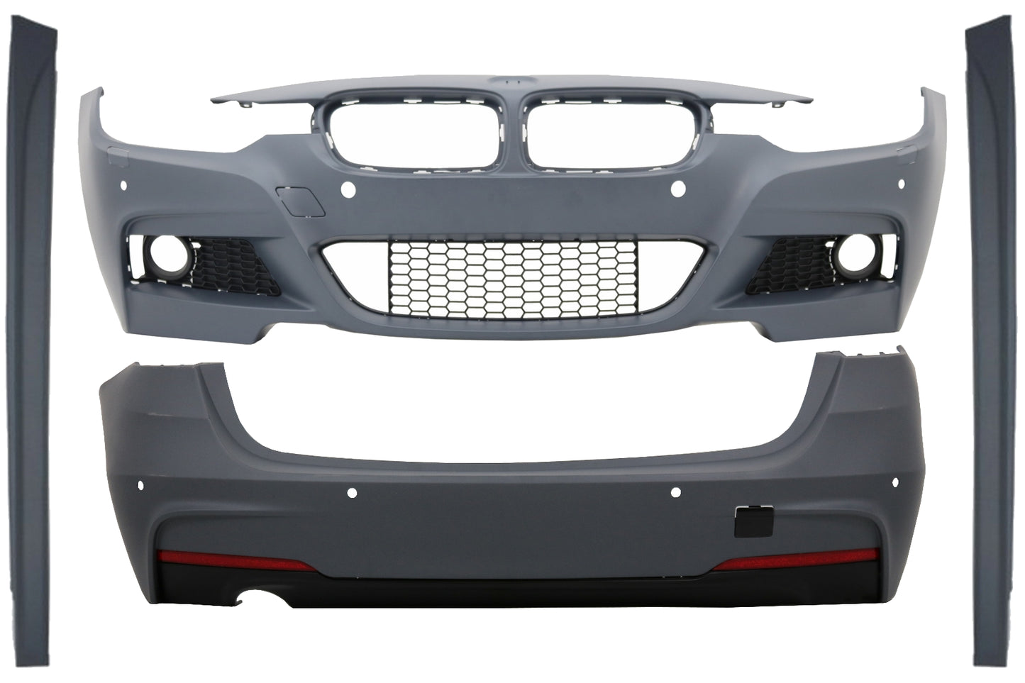 Bodykit für BMW 3er Touring F31 11-19 Stoßstange Seitenschweller M-Technik Look CarPartsTuning