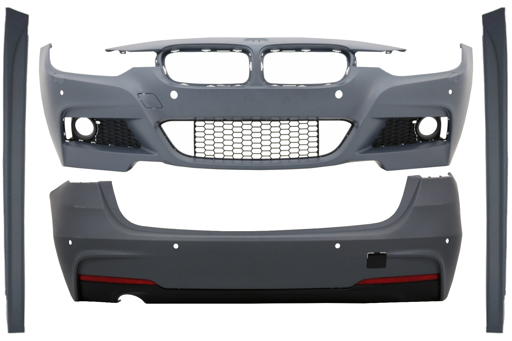 Bodykit für BMW 3er Touring F31 11-19 Stoßstange Seitenschweller M-Technik Look CarPartsTuning