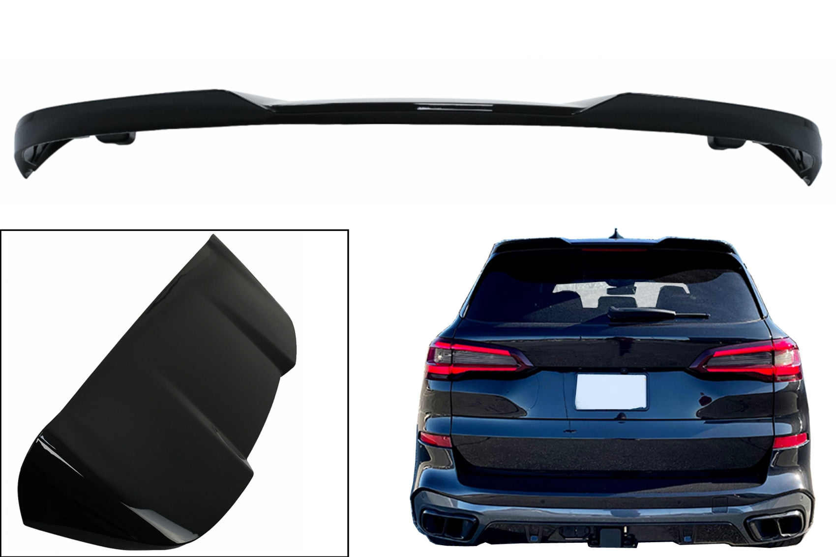 Dachspoiler Passend Für BMW X5 G05 (2018) Piano Schwarz KITT
