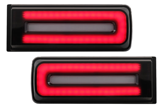LED Rückleuchten Lichtleiste für Mercedes G W463 08-17 Facelift 2018 Look Dynamisch CarPartsTuning