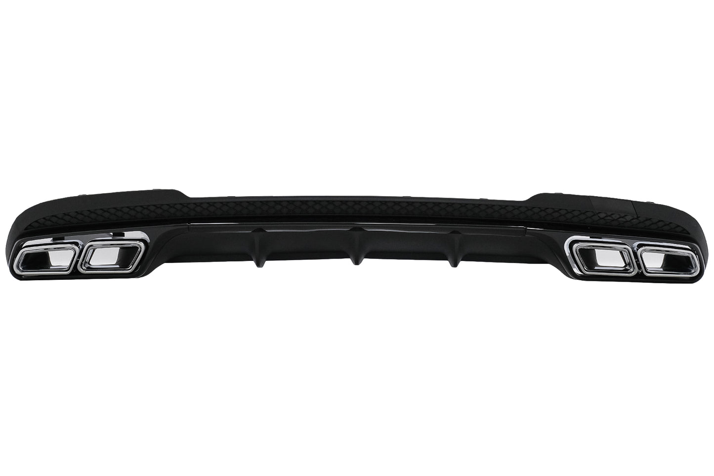 Diffusor Chrom Tipps für Mercedes E W212 S212 Facelift 13-16 nur Sport Stoßstange CarPartsTuning