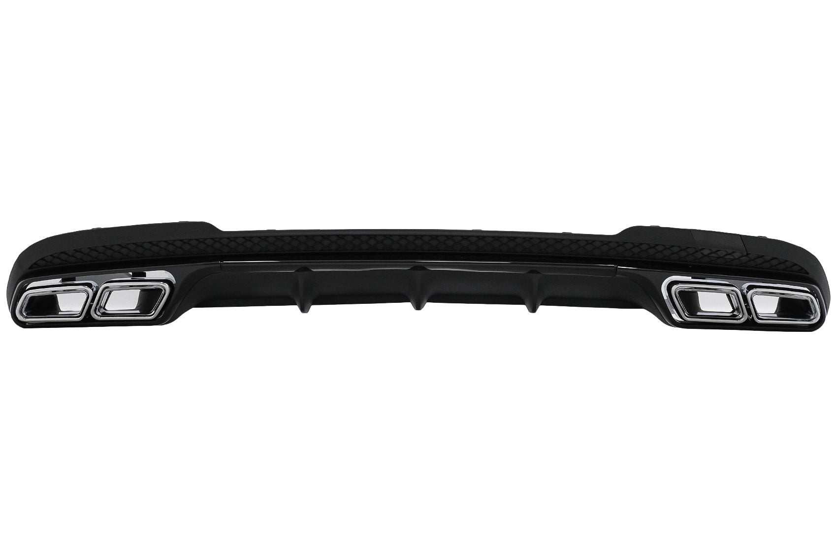 Diffusor Chrom Tipps für Mercedes E W212 S212 Facelift 13-16 nur Sport Stoßstange CarPartsTuning