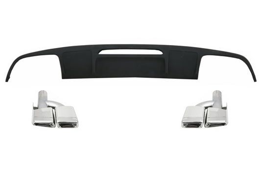 Diffusor für Mercedes CLS W218 12-17 Auspuff Nur für Standard Stoßstange CarPartsTuning