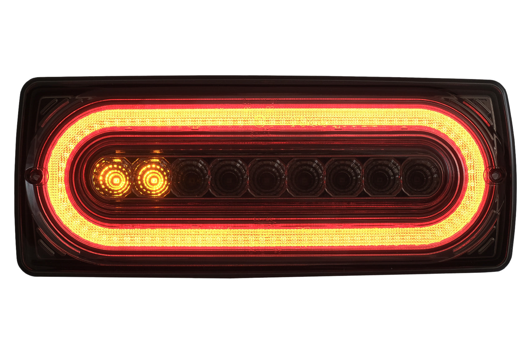 Full LED Rückleuchten für Mercedes G W463 1989-2017 Dynamisch Drehen Signal Rauch CarPartsTuning