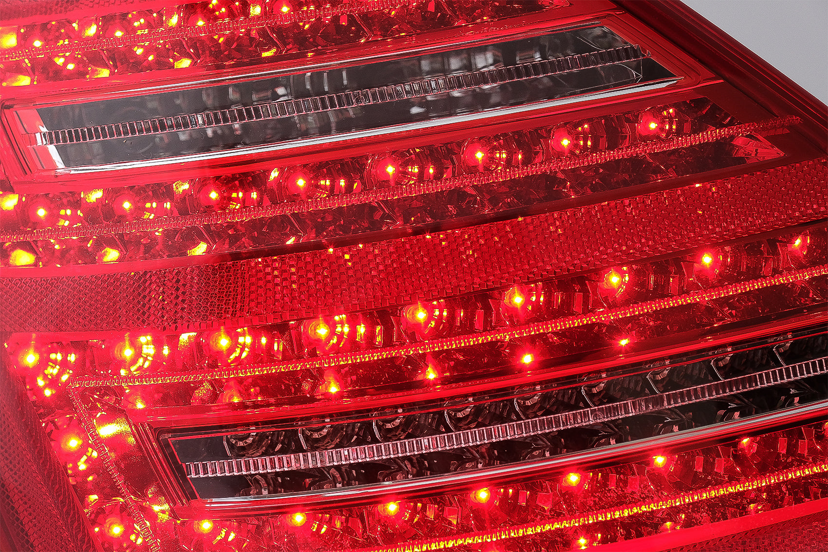 LED Rückleuchten für Mercedes S-Klasse W221 2005-2009 rot Weiß CarPartsTuning