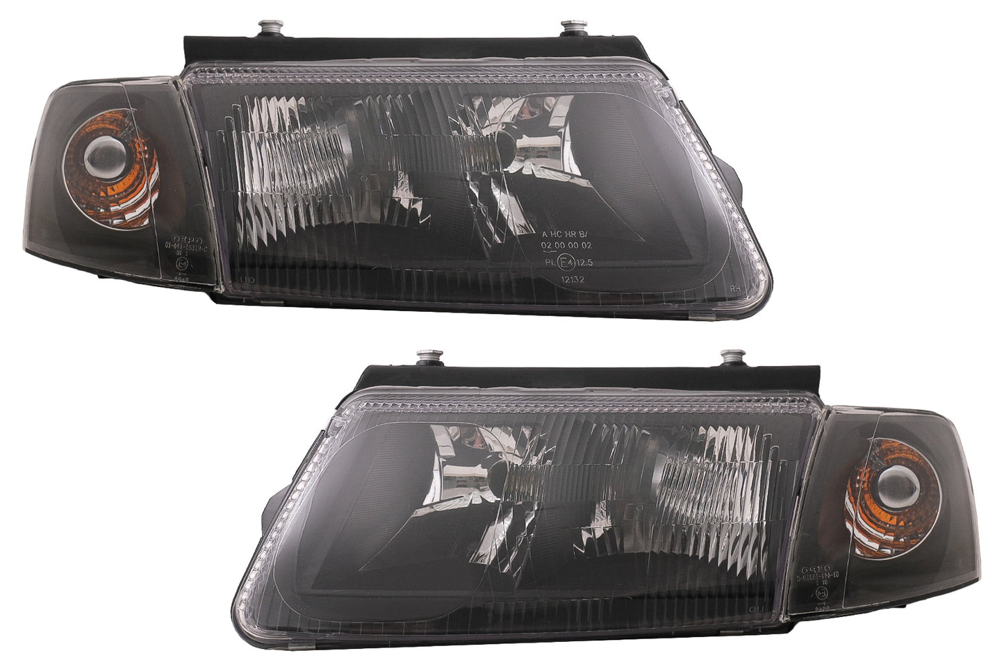 Scheinwerfer für VW Passat B5 3B 11.1996-08.2000 Schwarz LHD CarPartsTuning