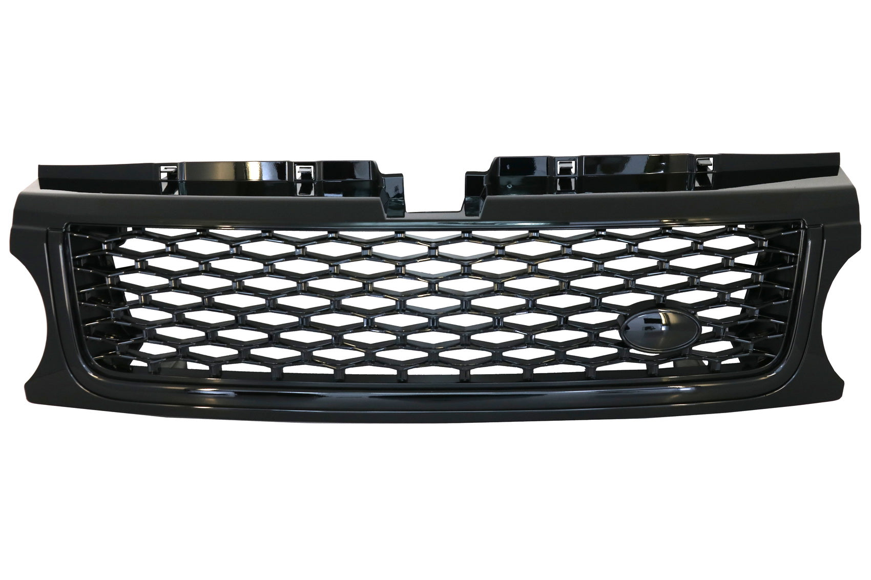 Mittelgrill Und Seitliche Lüftungsschlitze Passend Für Land Range Rover Sport L320 Facelift (2009-2013) Autobiography Look All Black Edition KITT