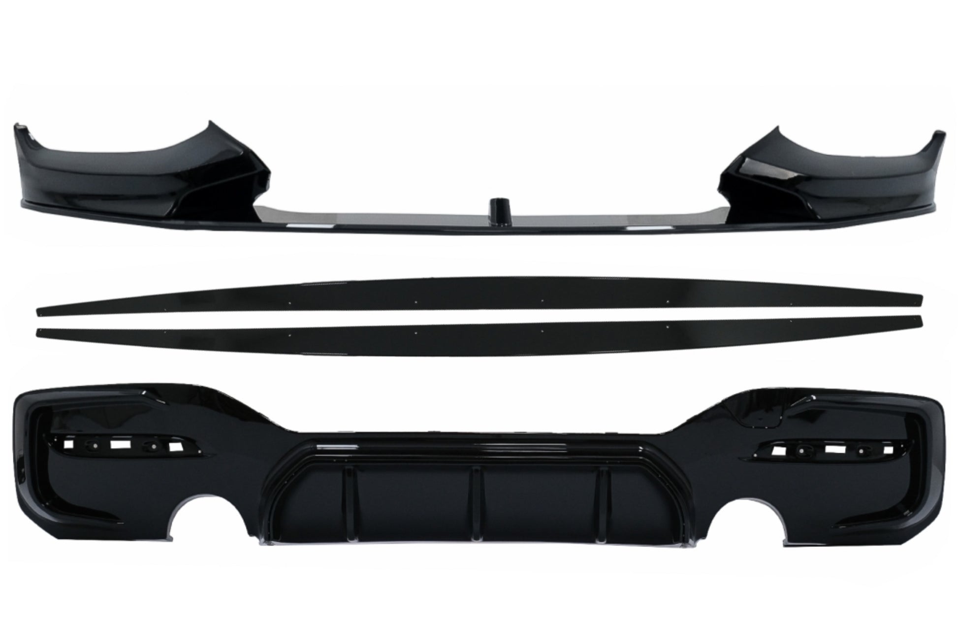 Spoiler für BMW 1 F20 F21 LCI 15-19 Diffusor Seitenschweller Schrägheck M Sport CarPartsTuning