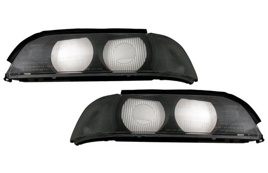 ScheinwerferGLAs Links Und Rechts Rauchgrau Passend Für BMW 5er E39 (1995-2000) KITT Specials