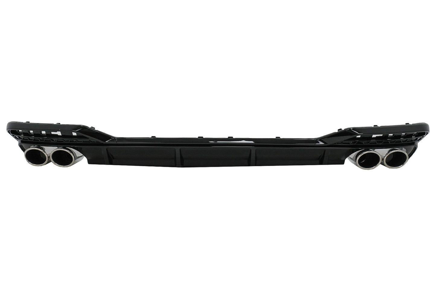 Heckstoßstangendiffusor für Audi A5 F5 Facelift S-Linie 2020+ Glänzend schwarz CarPartsTuning