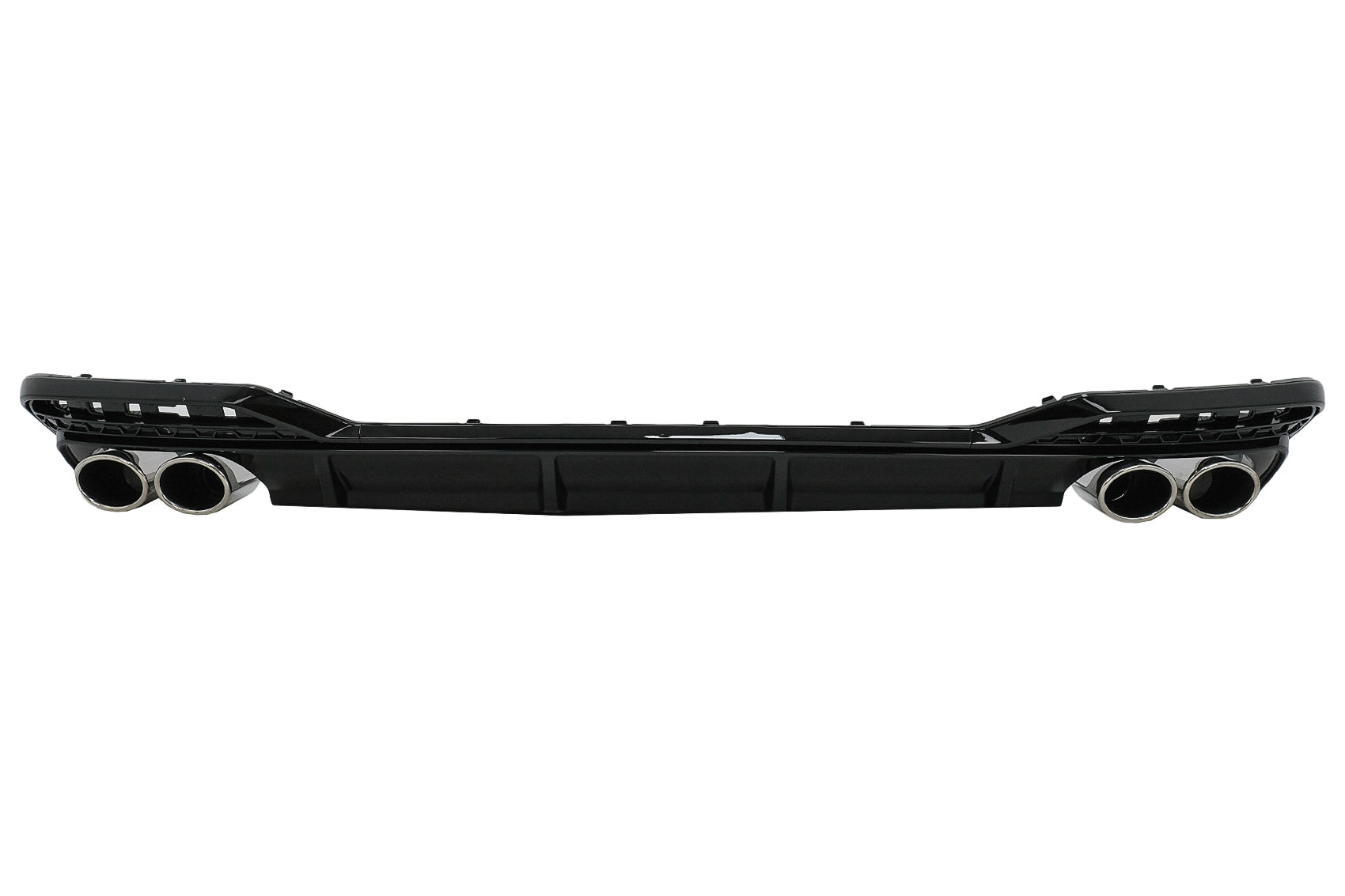Heckstoßstangendiffusor für Audi A5 F5 Facelift S-Linie 2020+ Glänzend schwarz CarPartsTuning