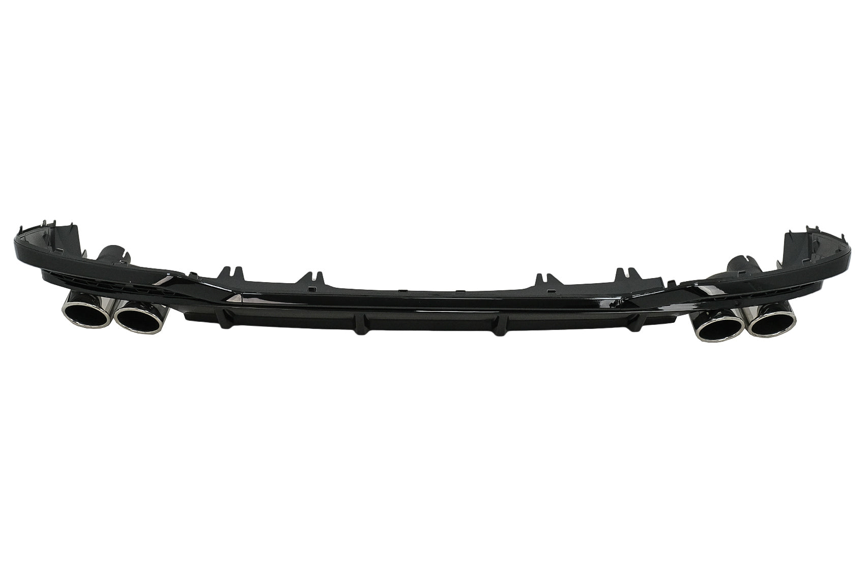 Heckstoßstangendiffusor für Audi A5 F5 Facelift S-Linie 2020+ Glänzend schwarz CarPartsTuning