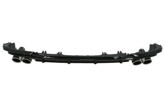 Heckstoßstangendiffusor für Audi A5 F5 Facelift S-Linie 2020+ Glänzend schwarz CarPartsTuning