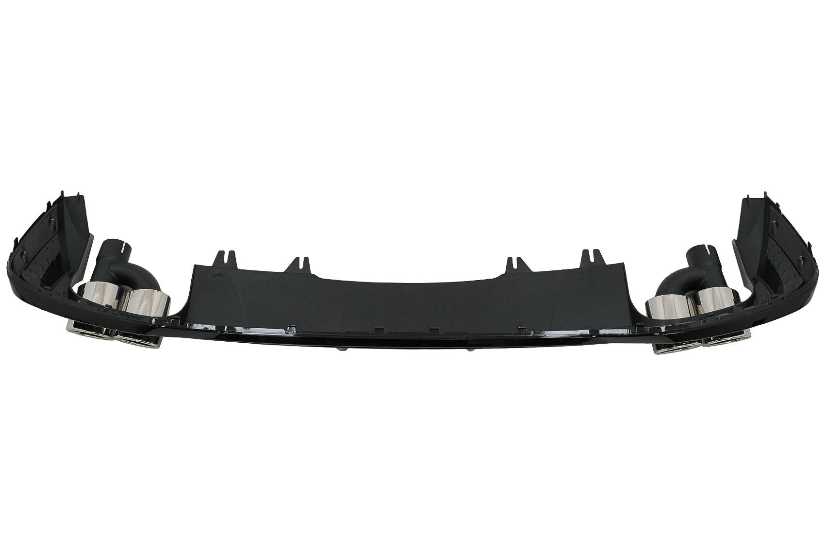Heckstoßstangendiffusor für Audi A5 F5 Facelift S-Linie 2020+ Glänzend schwarz CarPartsTuning