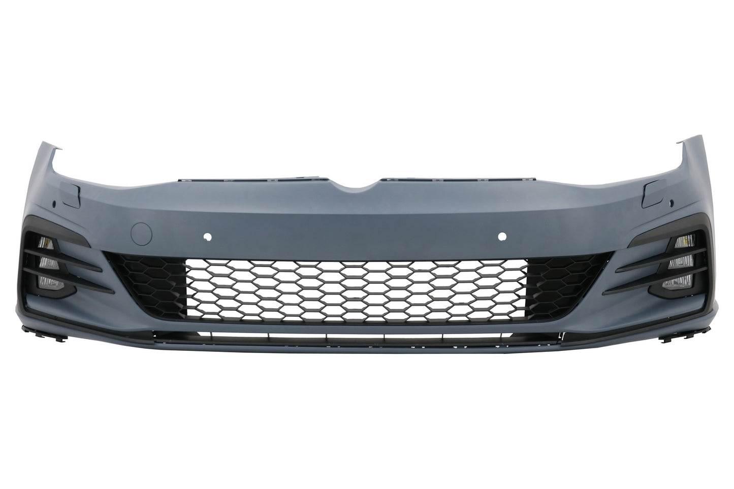 Stoßstange für VW Golf VII 7 5G 13-17 7,5 Seitengitter LED Nebelscheinwerfer GTI Look CarPartsTuning