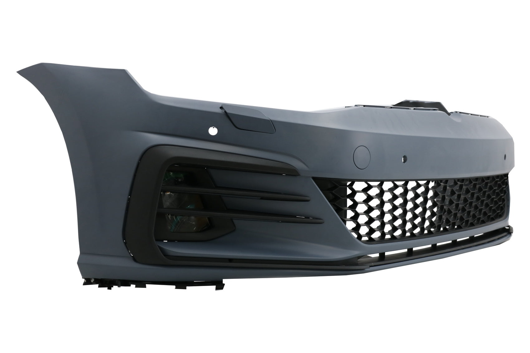 Stoßstange für VW Golf VII 7 5G 13-17 7,5 Seitengitter LED Nebelscheinwerfer GTI Look CarPartsTuning