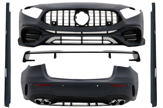 Bodykit für Mercedes A-Klasse W177 Schrägheck 5-Türer 2018+ A45 Design CarPartsTuning