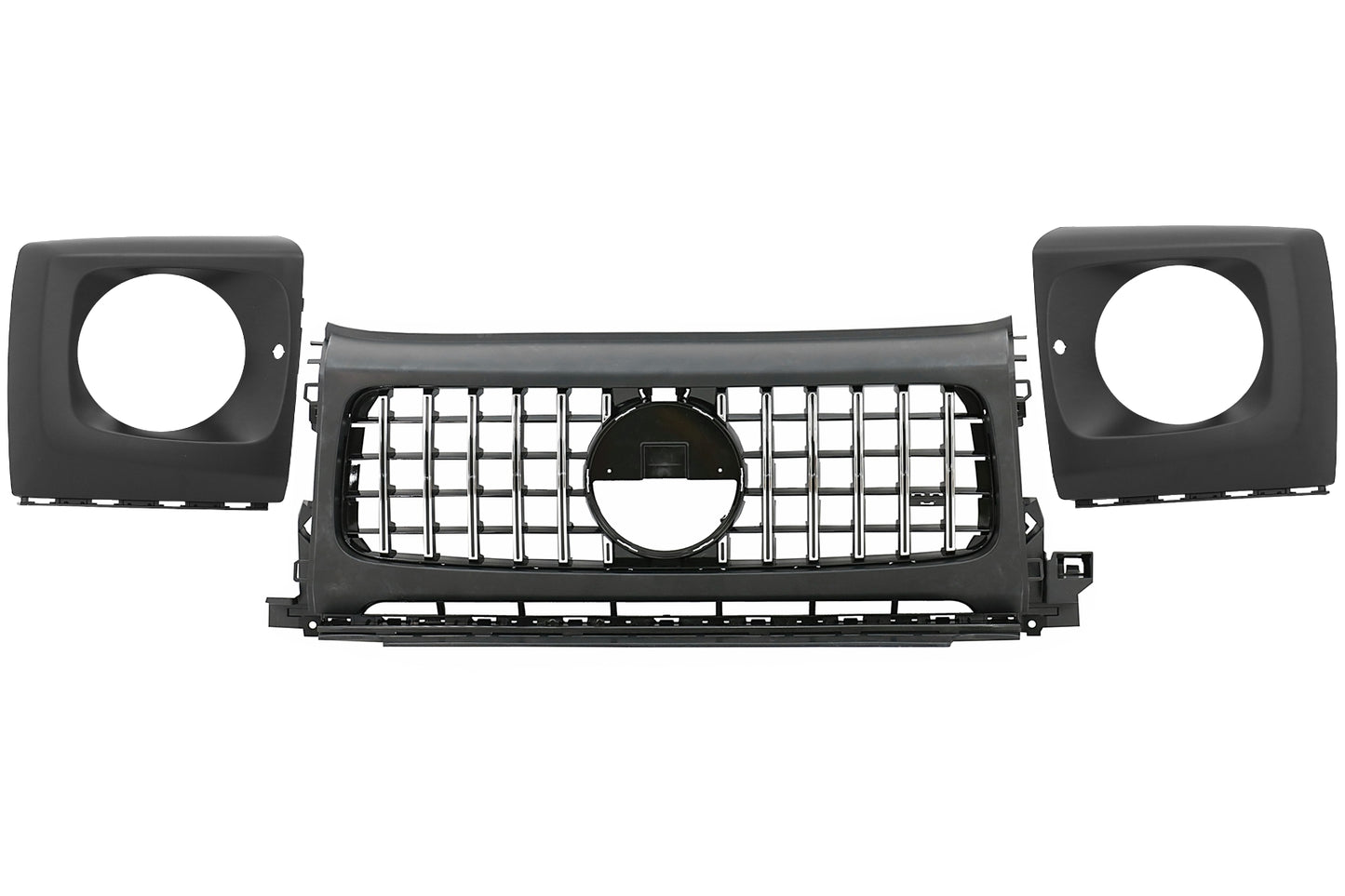 Gitter & Scheinwerfer Abdeckungen für Mercedes G W464 W463A & G63 AMG 06.18+ GT-R Look CarPartsTuning