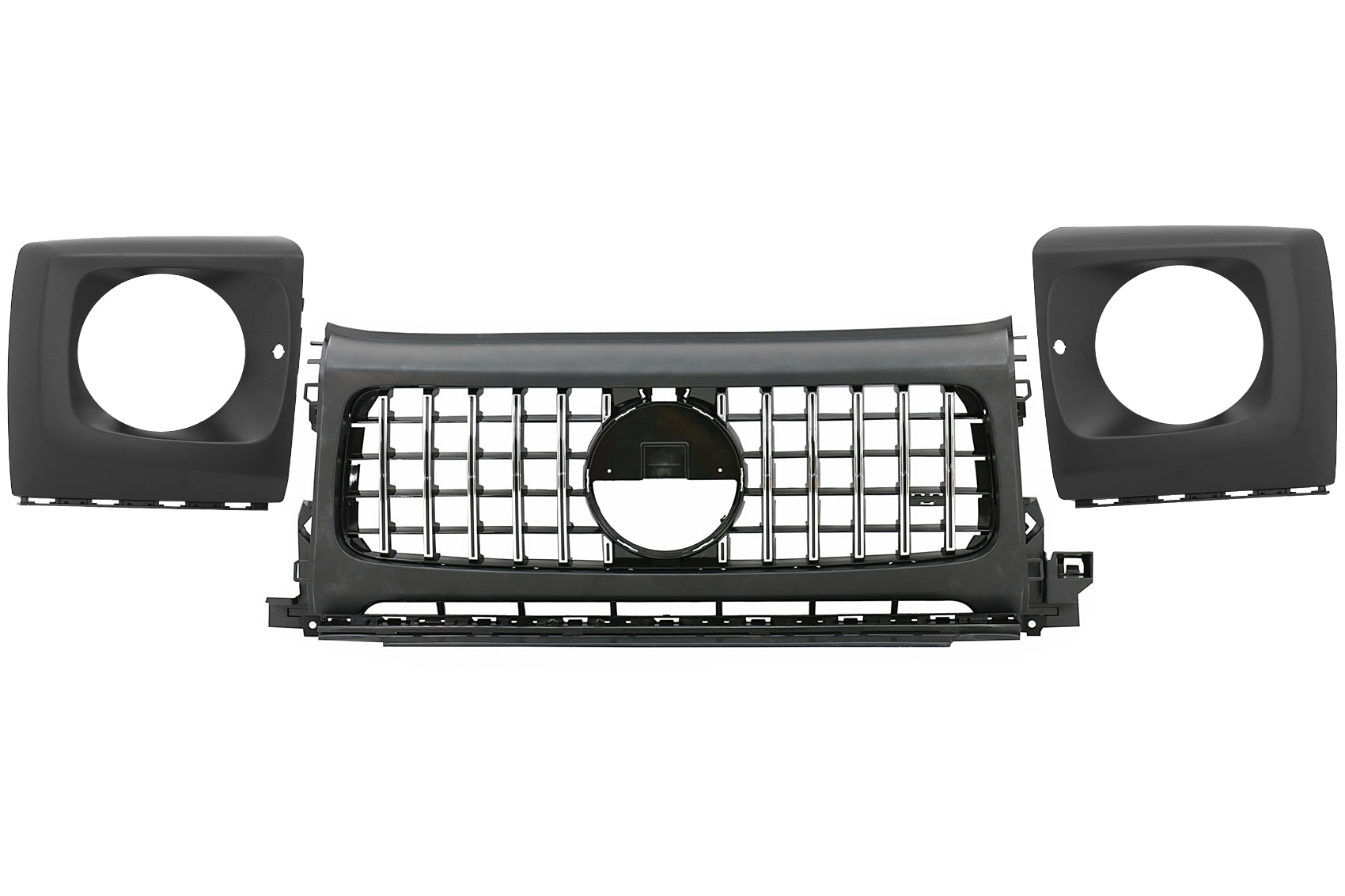 Gitter & Scheinwerfer Abdeckungen für Mercedes G W464 W463A & G63 AMG 06.18+ GT-R Look CarPartsTuning