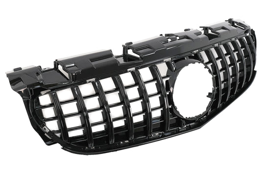 Gitter für Mercedes SLC R172 Facelift 16-19 GT-R Panamericana Look Glänzend schwarz CarPartsTuning
