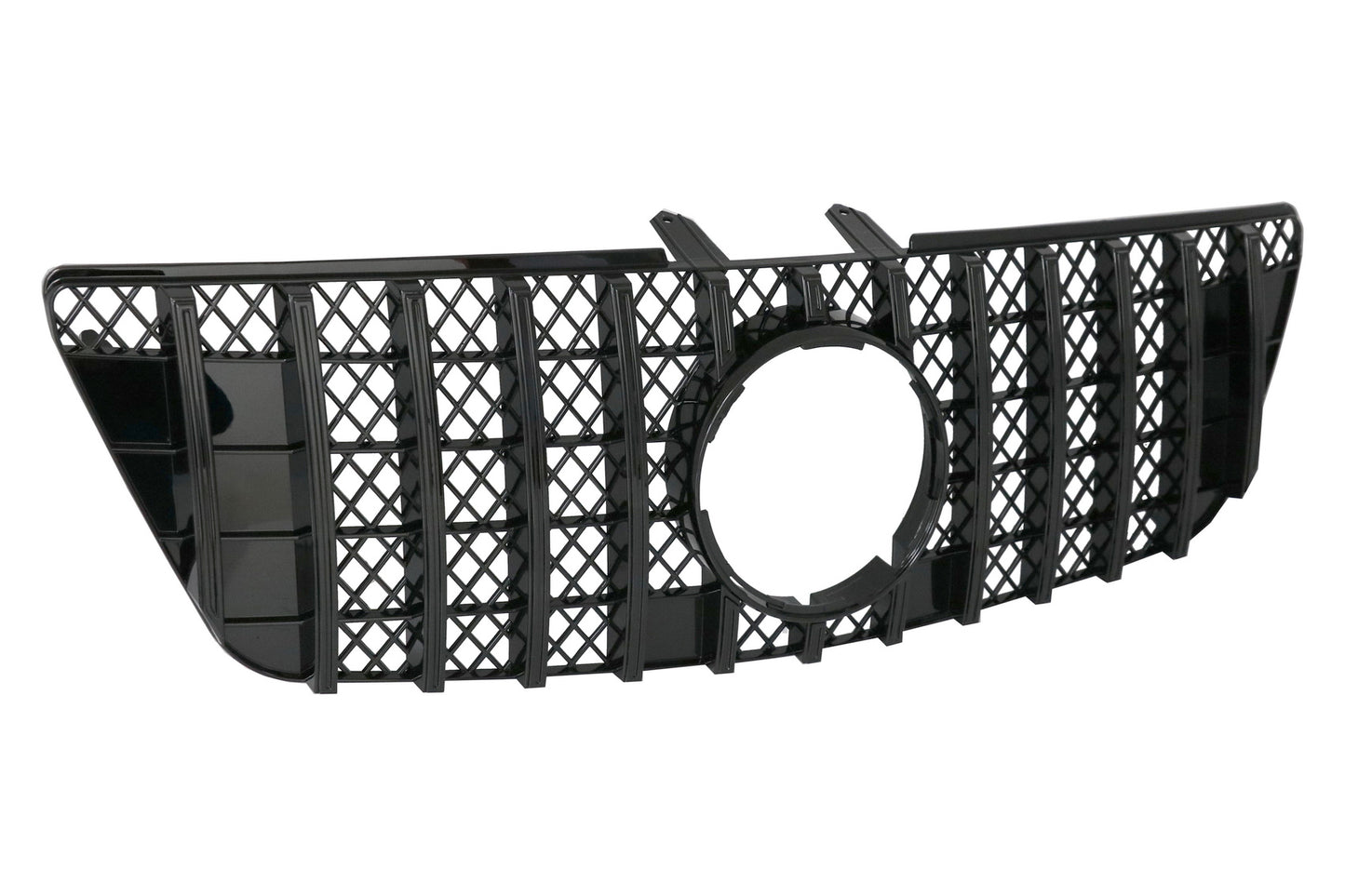 Kühlergrill für Mercedes ML W164 Facelift 07.2008-2011 GT-R Panamericana Look Schwarz CarPartsTuning