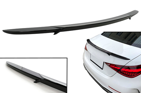 Kofferraumspoiler für Mercedes C-Klasse W206 Limousine 2021+ Glänzend schwarz CarPartsTuning