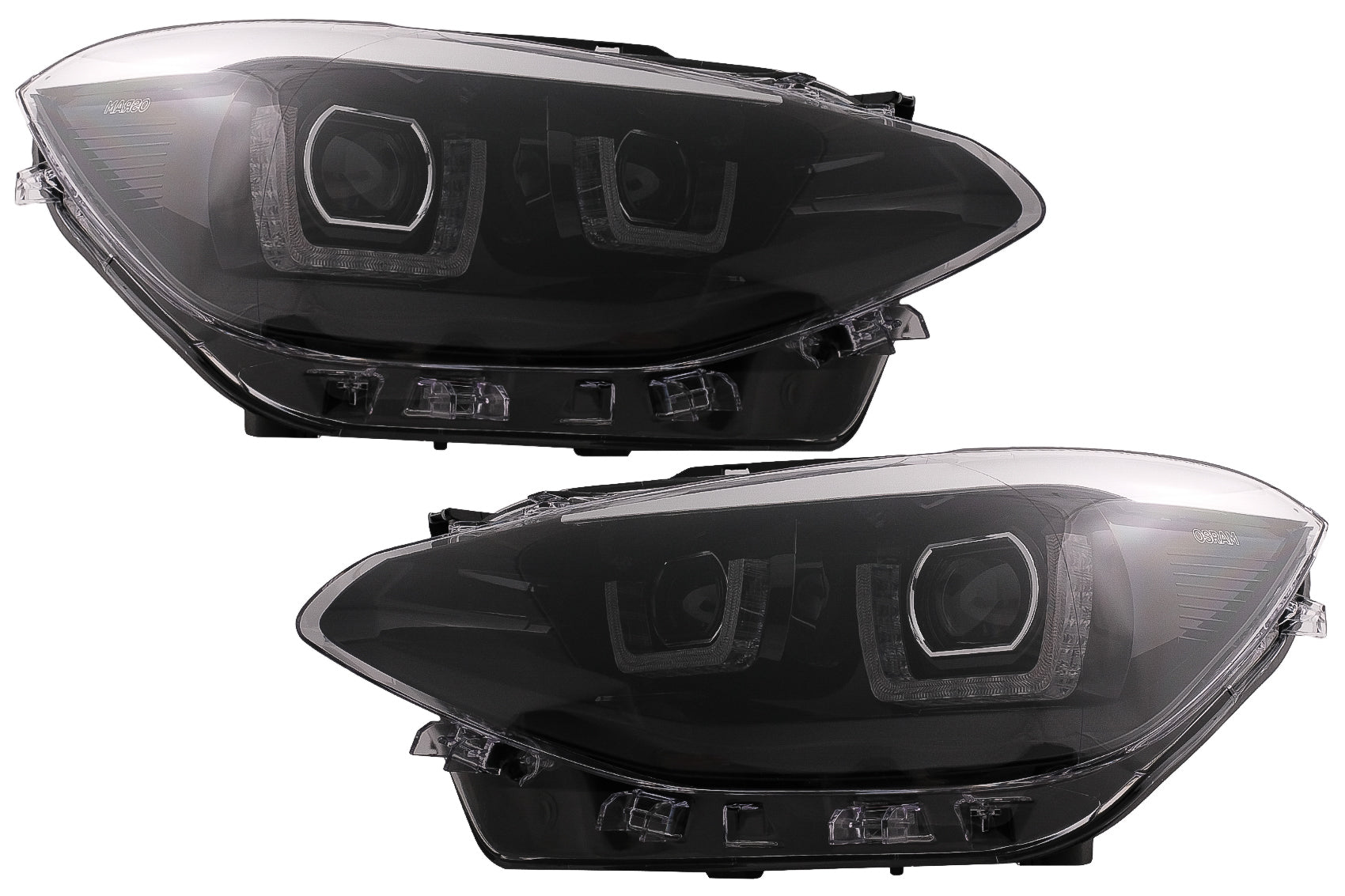 Osram LEDdriving Volle LED Scheinwerfer Passend Für BMW 1er F20 F21 (06.2011-03.2015) Chrom Osram
