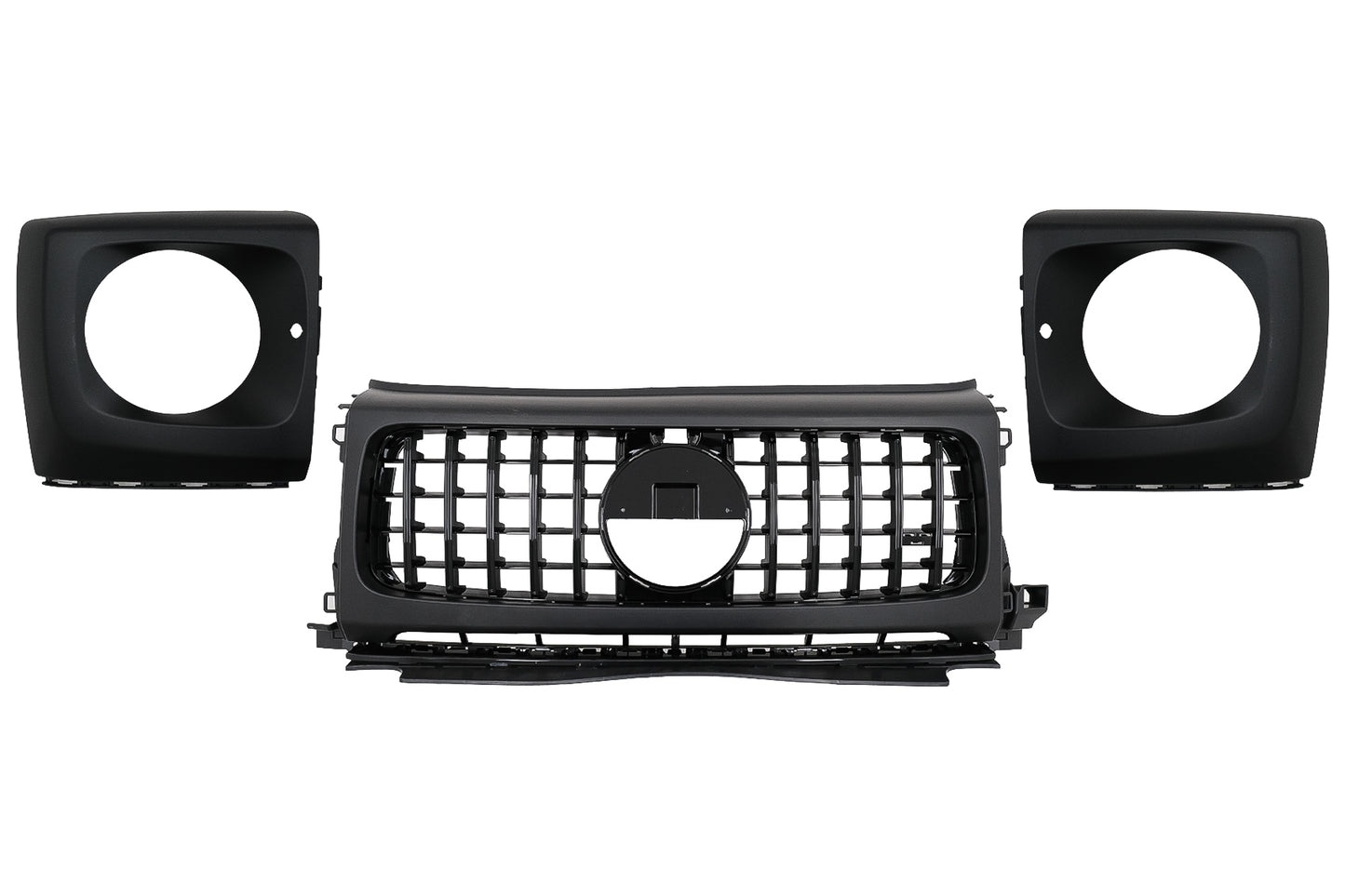Gitter & Scheinwerfer Abdeckungen für Mercedes G W464 W463A G63 AMG 06.18+ GT-R Look CarPartsTuning