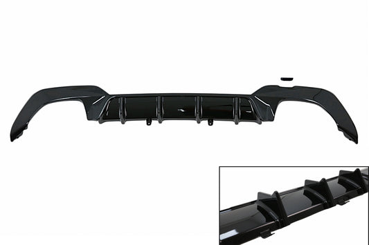 Heckschürzendiffusor Passend Für BMW 3er G20 G28 Limousine G21 Touring (2019-Up) M340i M Look Schwarz KITT