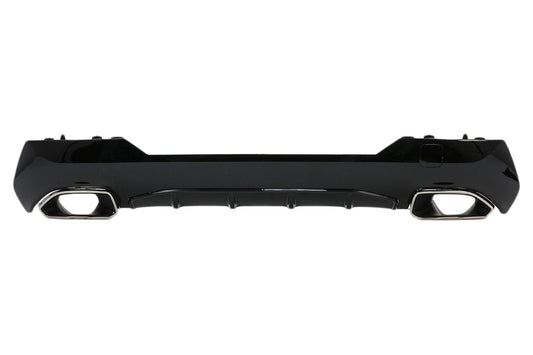 Stoßfänger Diffusor Endrohre für BMW 4er G22 G23 M Sport 2020+ M440i Design Chrome CarPartsTuning