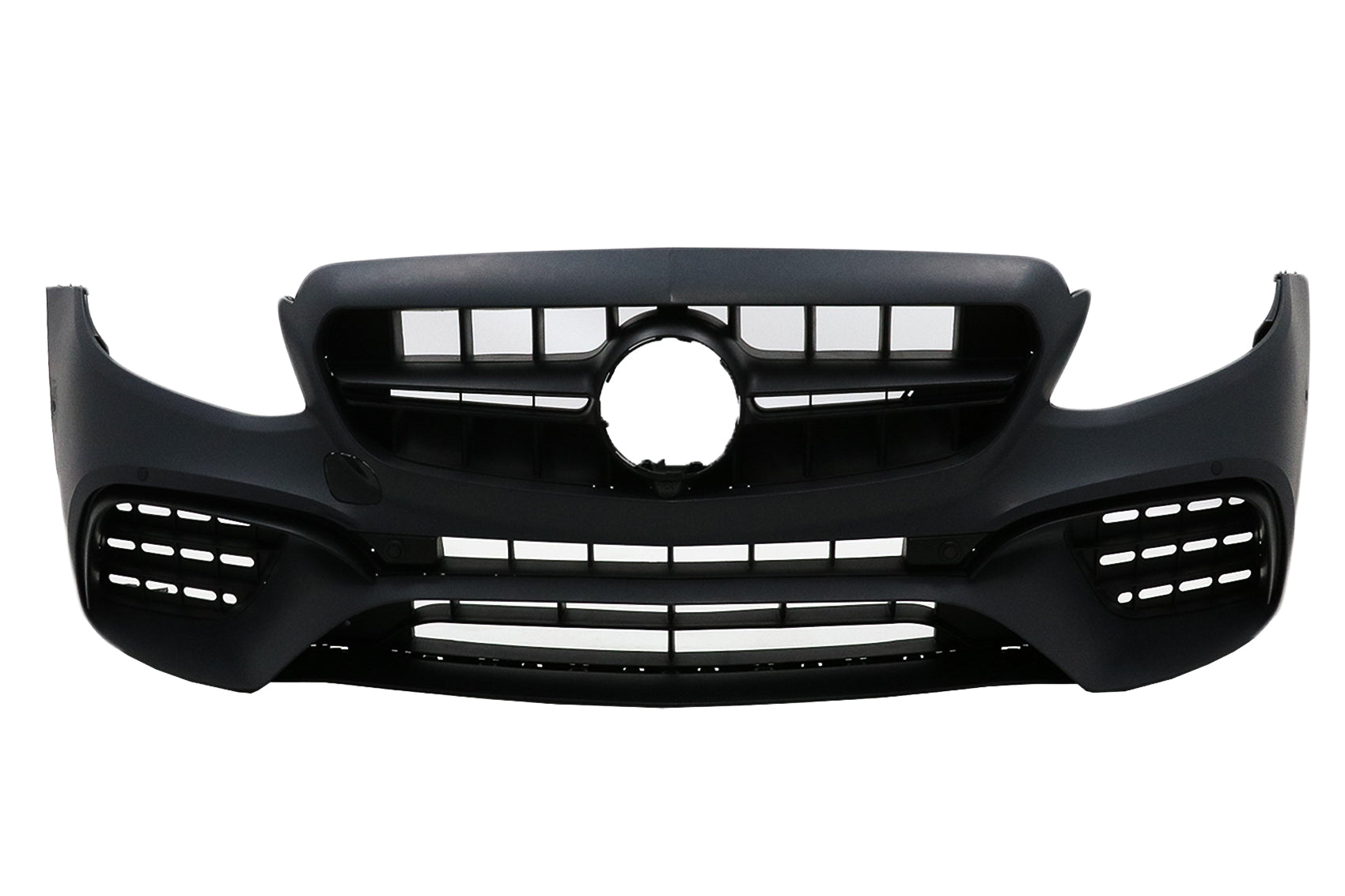 Frontstoßstange für Mercedes E W213 S213 C238 A238 2016-2019 E63 Look Schwarze Edition CarPartsTuning