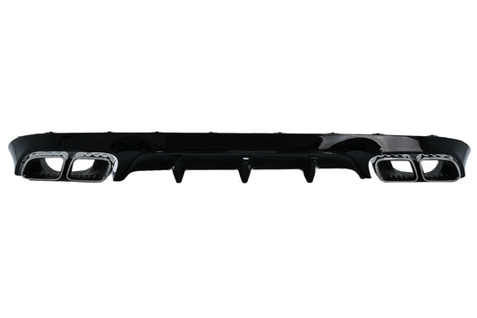 Diffusor Endrohre für Mercedes E-Klasse C238 A238 AMG Sport Line Coupé Cabrio 2016-2019 E63 Design CarPartsTuning