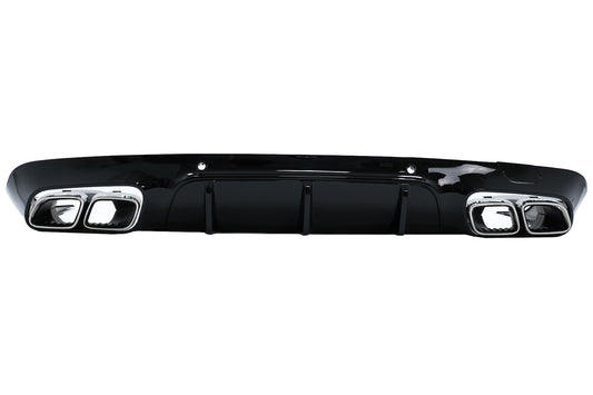 Stoßstange Diffusor Endrohre für Mercedes CLS C257 Sport Line 18+ CLS63-Design CarPartsTuning