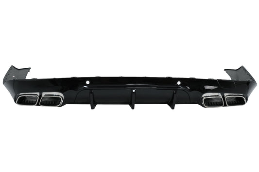 Stoßstange Diffusor Endrohre für Mercedes CLS C257 Sport Line 18+ CLS63-Design CarPartsTuning