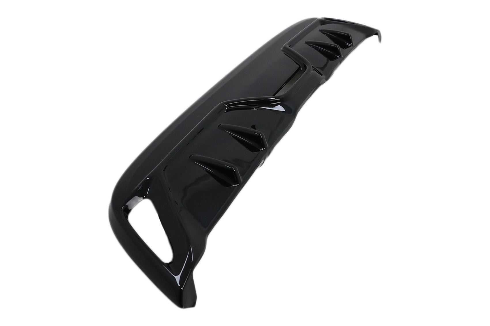 Heckstoßstangendiffusor für Toyota Yaris MK4 XP210 20+ Glänzend Schwarz CarPartsTuning