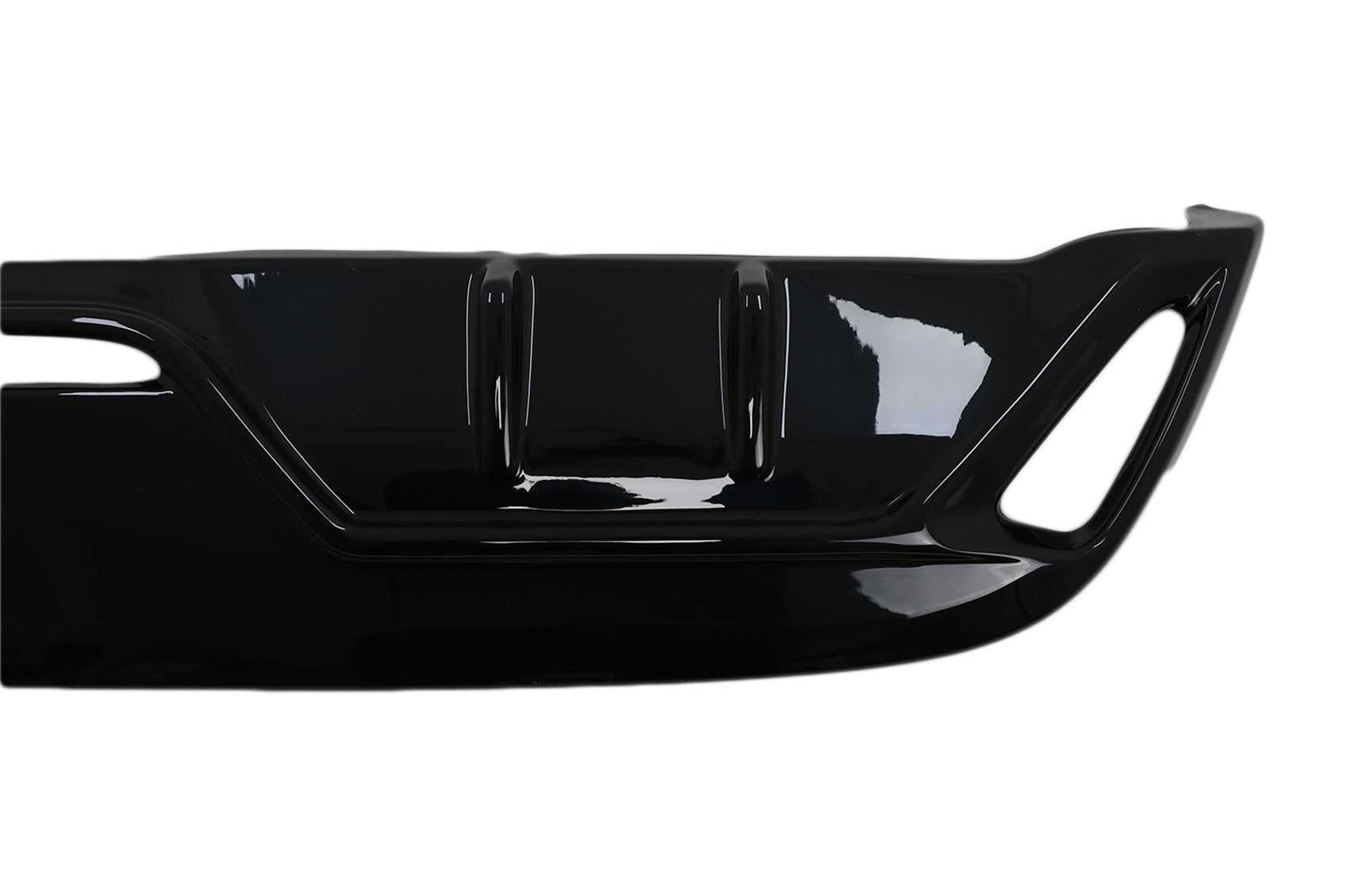 Heckstoßstangendiffusor für Toyota Yaris MK4 XP210 20+ Glänzend Schwarz CarPartsTuning