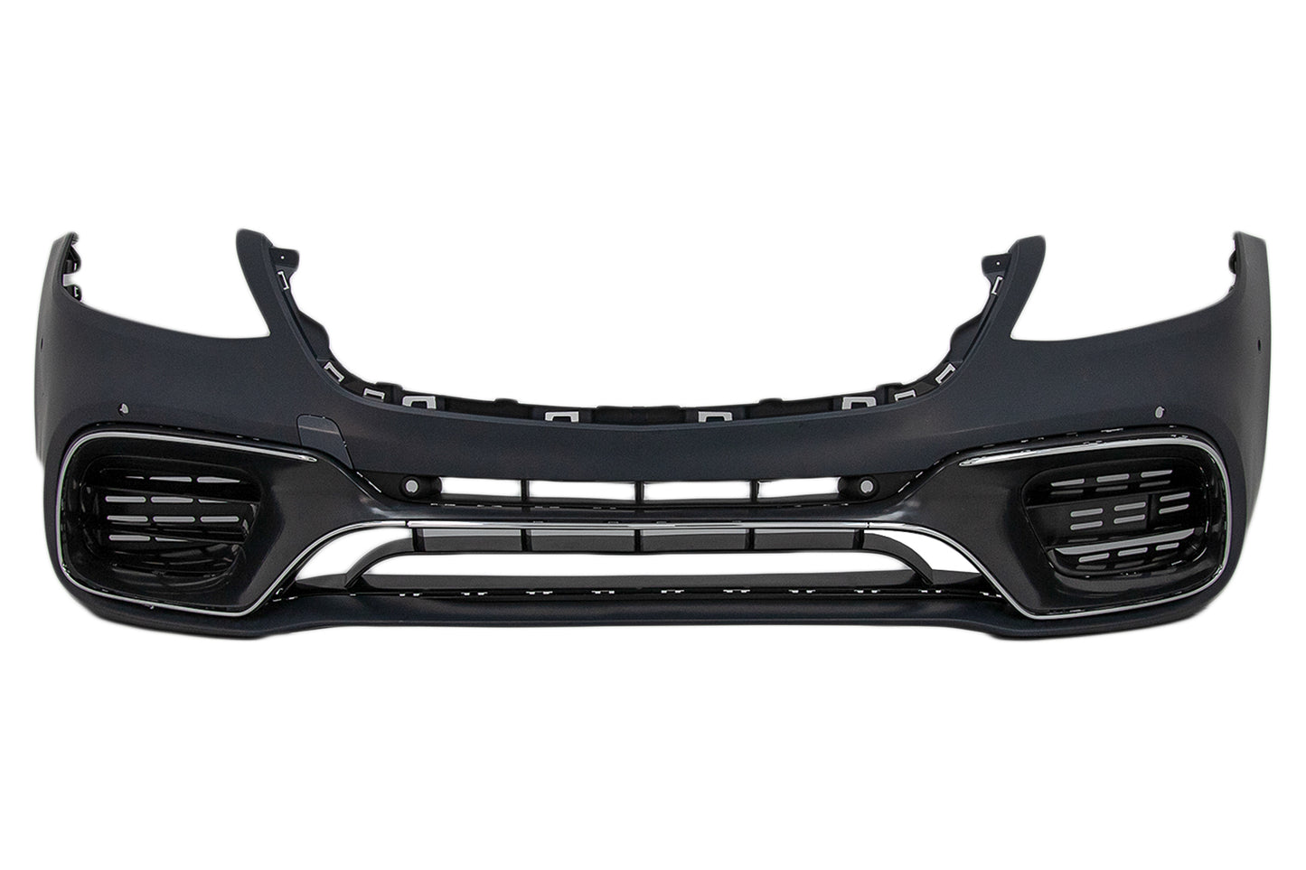 Vorne Stoßstange für Mercedes S-Klasse W222 MOPF 2017-2020 S63 Look Untere Gitter CarPartsTuning