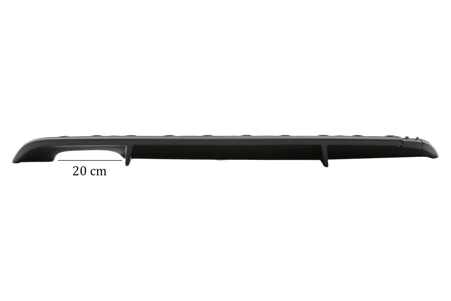 Heckstoßstangendiffusor für VWGolf 6VI 2008-2012 nur Standard Glänzend schwarz CarPartsTuning