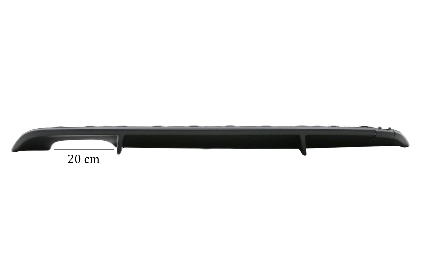 Heckstoßstangendiffusor für VWGolf 6VI 2008-2012 nur Standard Glänzend schwarz CarPartsTuning