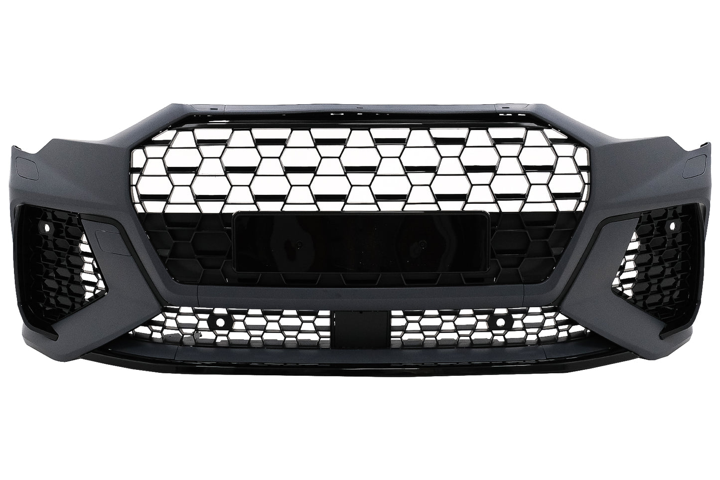 Frontstoßstange Stoßstange für Audi Q3 F3 CUV 2018-2021 RS Design Kühlergrill PDC SRA CarPartsTuning