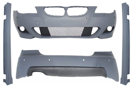 Bodykit für BMW 5er E60 03-07 M-Technik Look Stoßstange Seitenschweller PDC 24mm CarPartsTuning